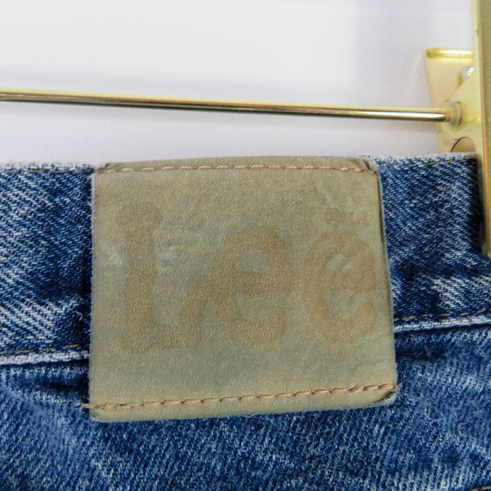 1990s Vintage Lee High Rise Straight Leg Mom Jeans 28" Back Yoke Mom Jeans - Picture 4 of 7